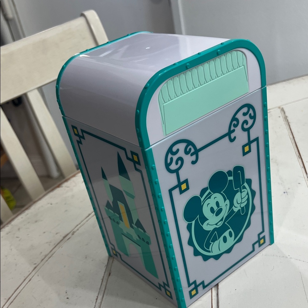 Disney Mickey MouseTrash Can - White and Teal